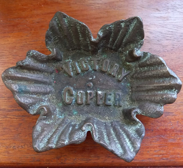 Vintage HMS Victory Copper Dish / Ashtray Nelson's Flagship
