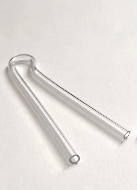 1 x auricolare tubo acustico prepiegato auricolare standard dimensioni medio spesso - tubi