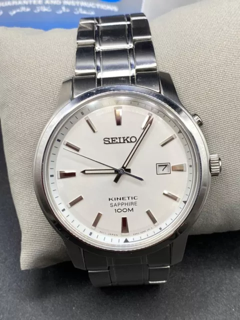 Seiko kinetic wtyczki sapphire