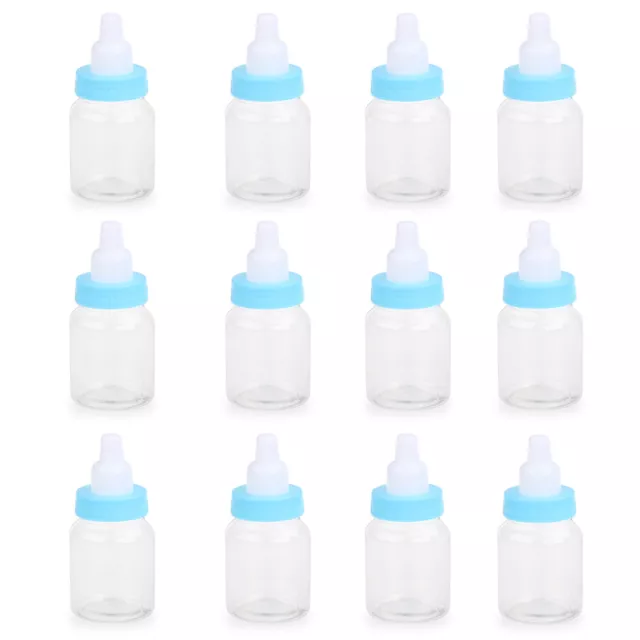 12 Pcs Baby Bottles Shower Mini Cartoon Feeding Cotainer Boy Child Miniature