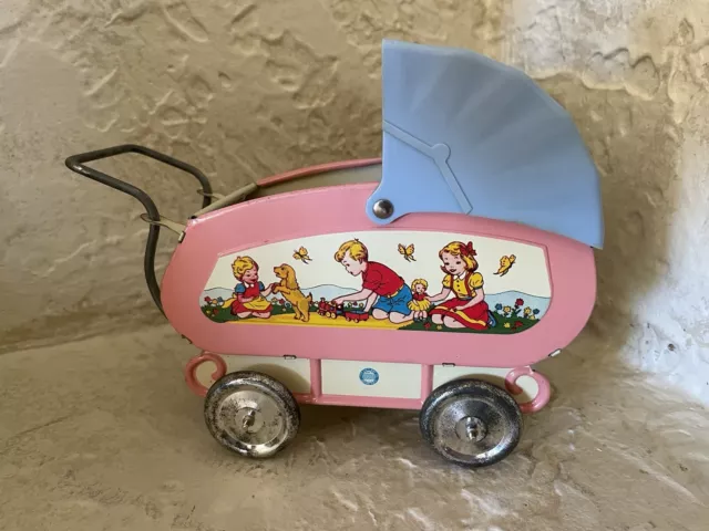 Vintage 1950s Baby Carriage Buggy Stroller Bilt Rite ( Cadillac)
