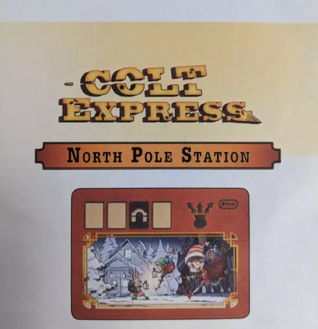 COLT EXPRESS BOARD Game Promo Mini Expansion Goodie Ludonaute Playmat New  Unused $12.99 - PicClick