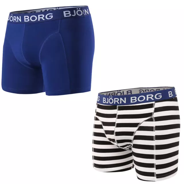 2 Pack Bjorn Borg Cotton Stretch Men Underwear 5" Boxer Brief EU sz XS S M L XL