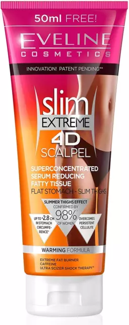 Eveline Cosmetics Slim Extreme 4D Scalpel Crème Minceur Concentrée Brûleur De Gr