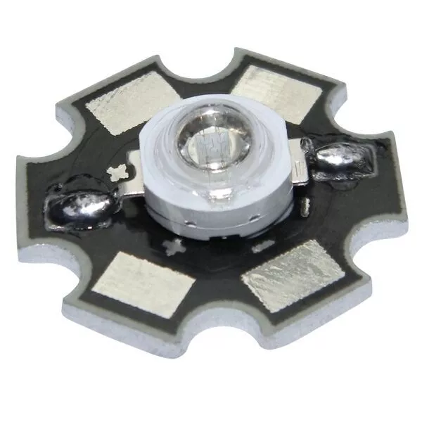 1x HighPower LED 3 Watt auf Star-Platine 700mA 3 W Hochleistungs Chip High-Power