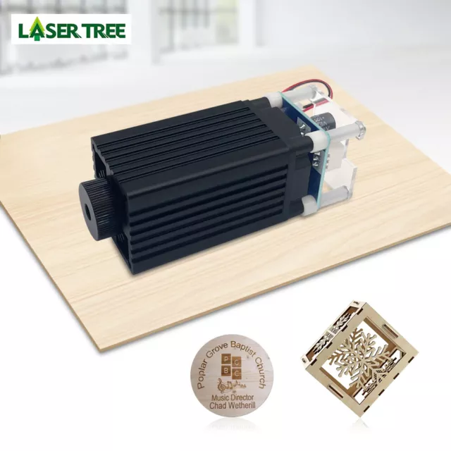450nm 20W(4W Output Optical Power)Laser Module Head Laser Engraving Wood  Tools