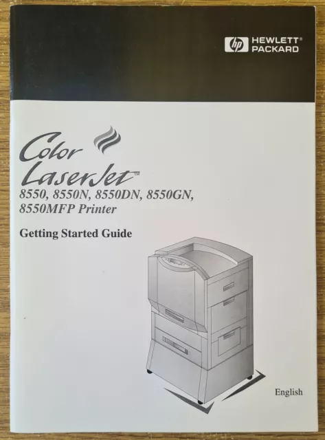 HP Color LaserJet 8550 Series - Getting Started Guide