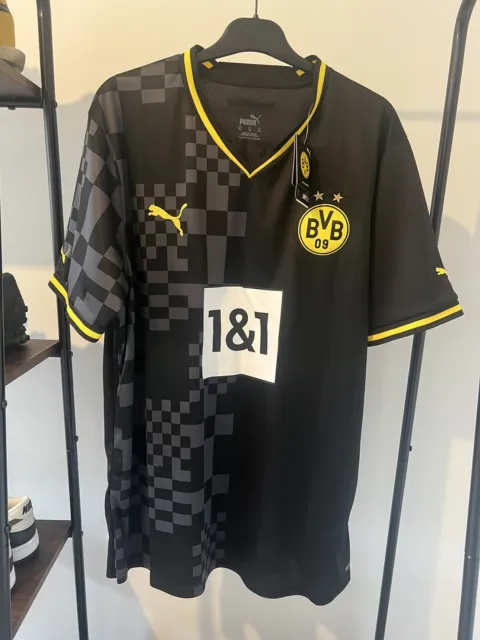 Borussia Dortmund Away Shirt 2022-23 - Puma Genuine BNWT RRP £75 Size XL