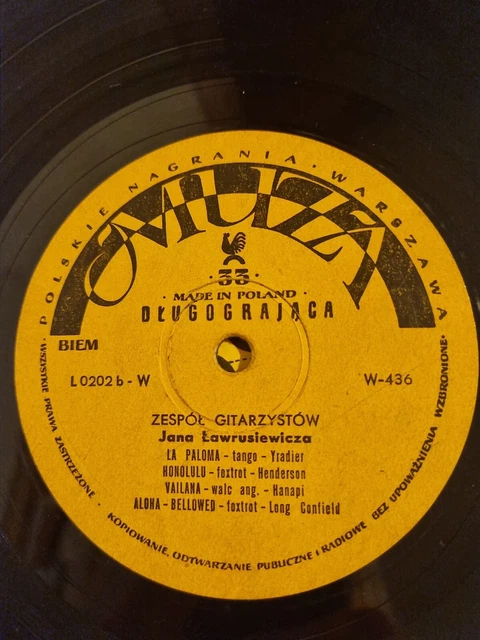 Chor Tschechien/Zespol Gitarrestow Jana Lawrusiewicza - PN Muza L 0202 Polen