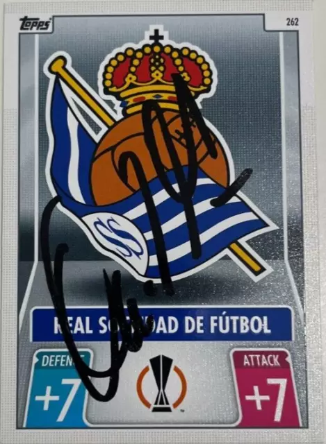 Tarjeta de fútbol americano firmada por David Moyes partido Attax sociedad real RARA