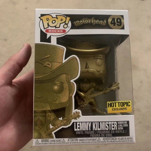 FUNKO POP! GOLD Lemmy Kilmister Motorhead Rocks Hot Topic Exclusive