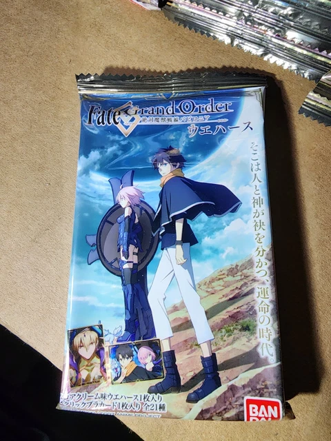 Fate Grand Order FGO  wafer card pack