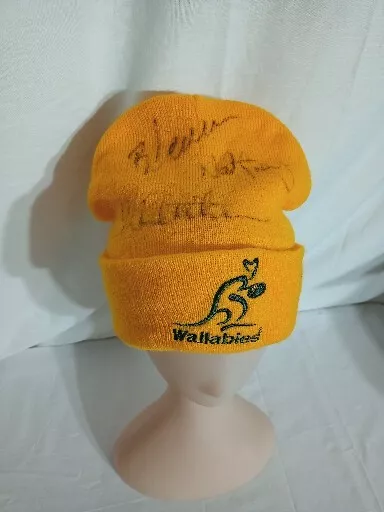 Australian Wallabies Rugby Union Beanie Hat - Official Licensed Product | Signed