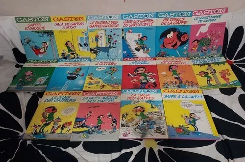 Lot des 16 Premiers Albums de Gaston LAGAFFE