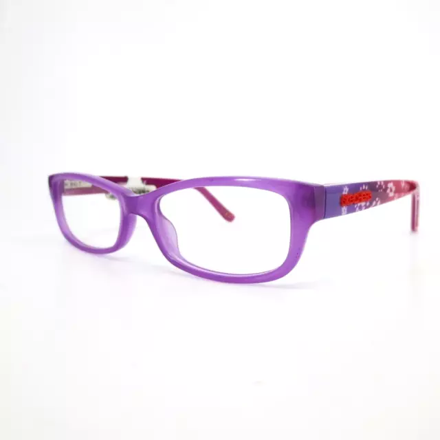 Skechers SE1607 078 Kids Eyeglasses Frames Red Purple Floral Flowers 46-14-125