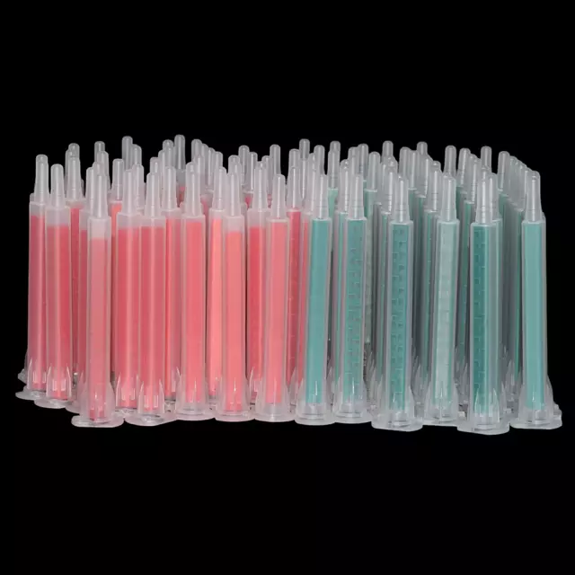 50pcs Mixing Nozzles AB Glue Static Mixer Epoxy Resin Glue Adhesives Mixing Tube