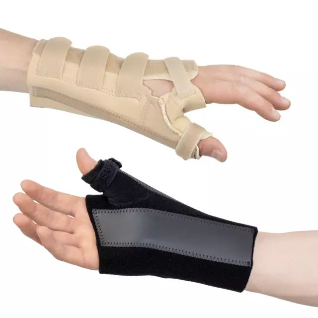 Wrist & Thumb Brace Support Twin Splint System - Scaphoid Fracture Sprain Pain