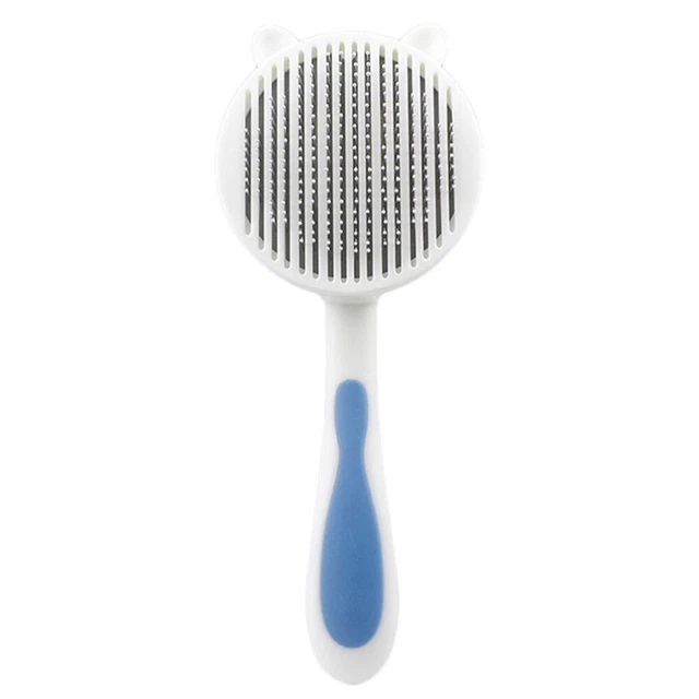 Dematting Pet Brush Hair Removal Brush Plushy Pets Self-cleaning