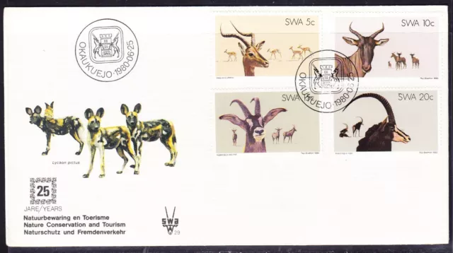 South West Africa 1980 Nature Conservation  First Day Cover 29