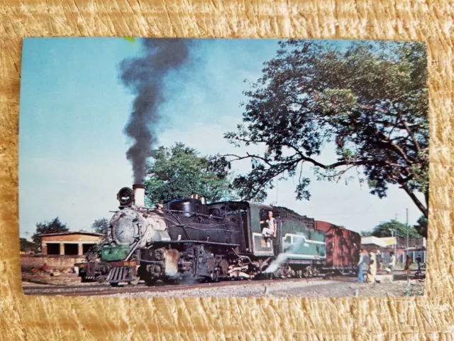 Baldwin Built 282 Mikado #756 In India.vtg Railroad Postcard*P38