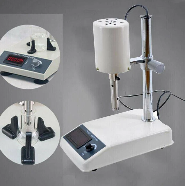 200W  110V Adjustable High Speed Emulsifying Homogenizer Laboratory Dispenser