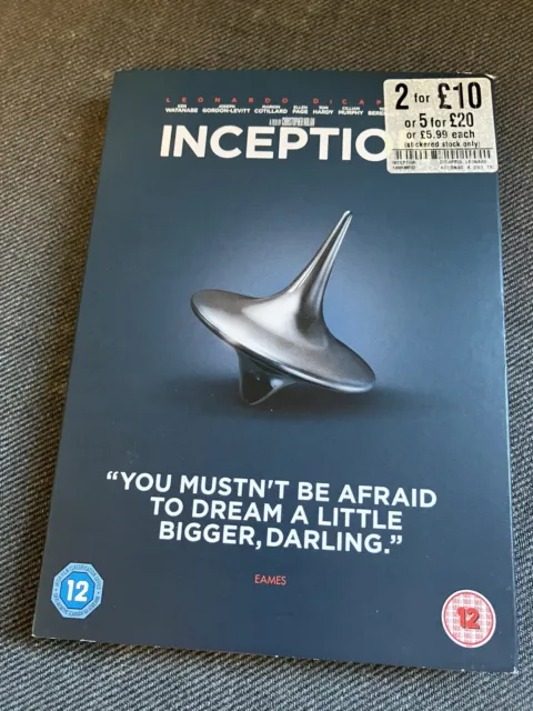 Inception DVD Iconic Moments Sp.Ed Slipcover Sleeve Rare