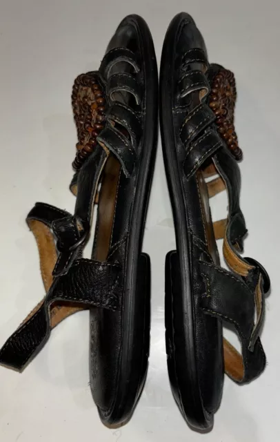 BORN SIZE 9 Ankle Strap Natural Brown Sandals Shoes BOC $29.99 - PicClick