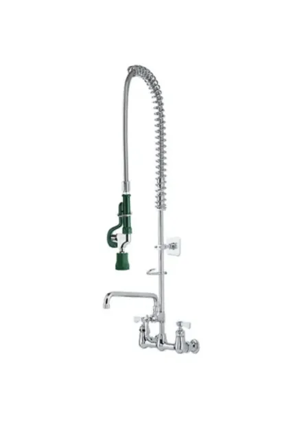 Krowne 17-109WL Royal Series 8" Center Wall Mount Pre-rinse with Add-on Fauce...