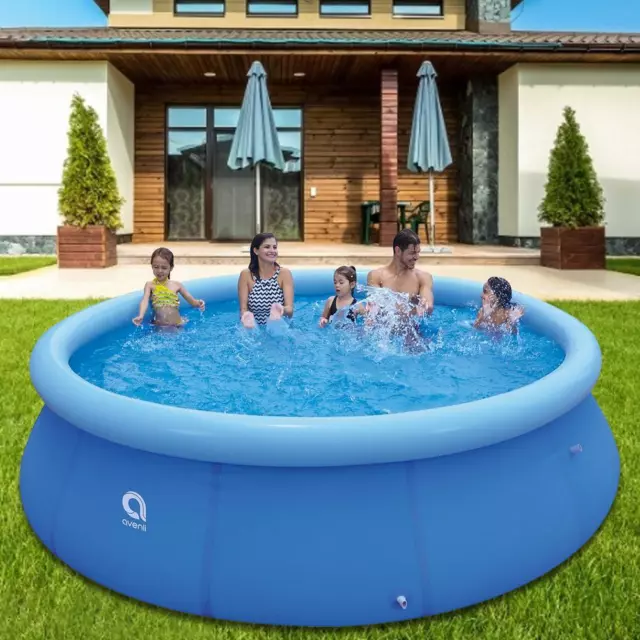 Large Family Inflatable Swimming Pool Garden Outdoor Summer Fun Paddling Pools