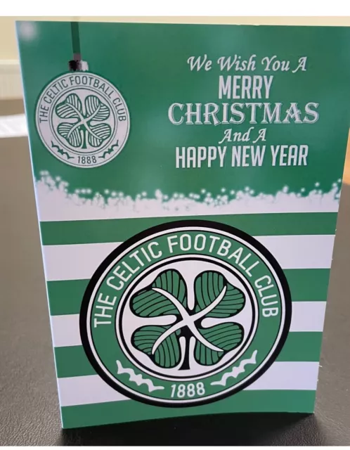 Celtic Football Christmas Cards Pack Of Ten. Scotland Ireland.