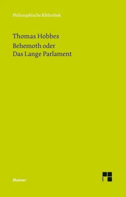 Behemoth oder Das Lange Parlament, Thomas Hobbes