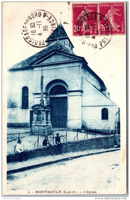 95 MONTSOULT - l'eglise.