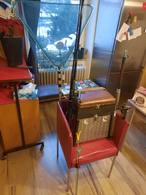 Angelcombo, Kiepe, 2 Ruten mit Rolle, Unterfangkescher, Ständer! 5