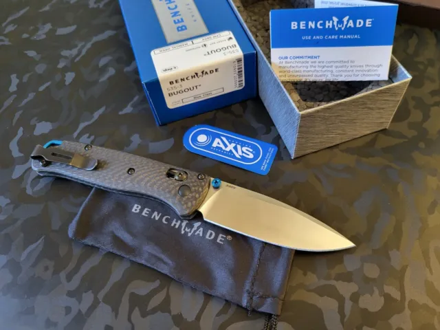 Benchmade 535-3 Bugout® CPM-S90V Carbon Fiber (Factory Sealed New Stock) 3