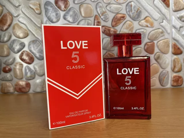 PERFUME FOR WOMEN Love 5 Classic Eau De Parfum Vaporisateur Spray