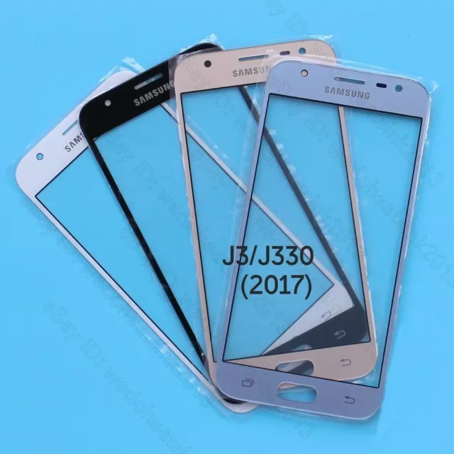 Front Outer Screen Glass Lens Replacement For Samsung Galaxy J3 2017 J330F J330