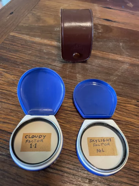 Vintage WALZ 49mm Filters In Cases