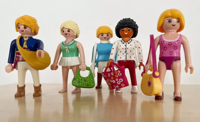 Playmobil Figuren Konvolut Frauen mit Taschen