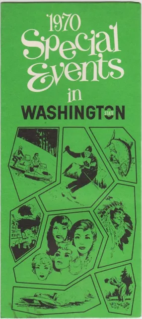 1970 Events In Washington Visitors Guide Brochure