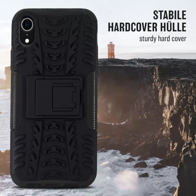 Panzer Hülle für Apple iPhone Xr Outdoor Schutzhülle Schale Hard Case Back Cover 3