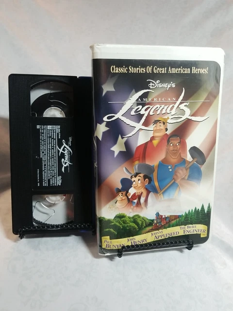 DISNEY AMERICAN LEGENDS VHS Clamshell Paul Bunyan, Johnny Appleseed ...
