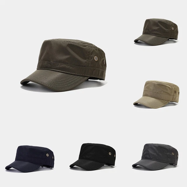 Femmes Hommes️Casquette Baseball Réglable Armée Casquette Cadet Chapeau Mode