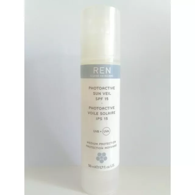 Ren Photoactive Voile Solaire Spf 15 Neuf 50 Ml