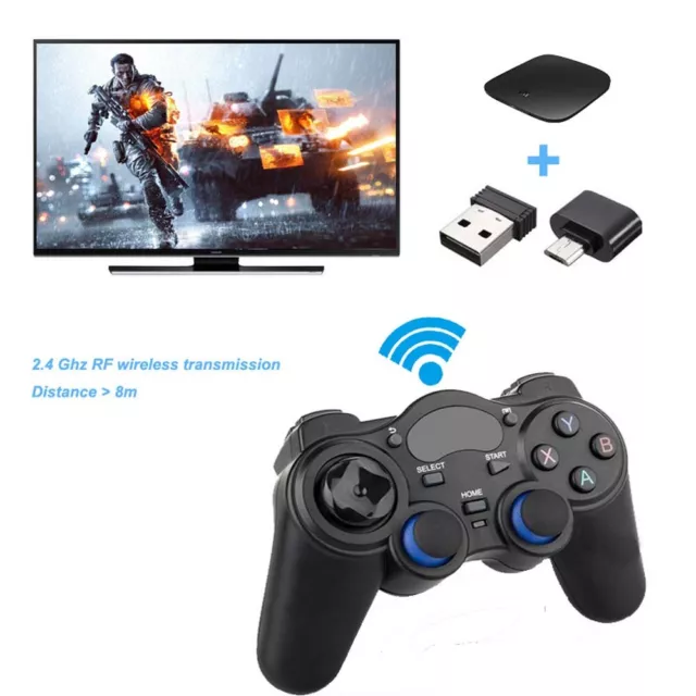 USB Wireless Gaming Controller Gamepad for PC/Laptop Computer(Windows XP/7/8/10)