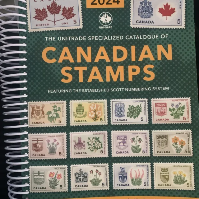 Canada, Unitrade Specialized Catalogue of Canadian Stamps 2024.  Now Out!