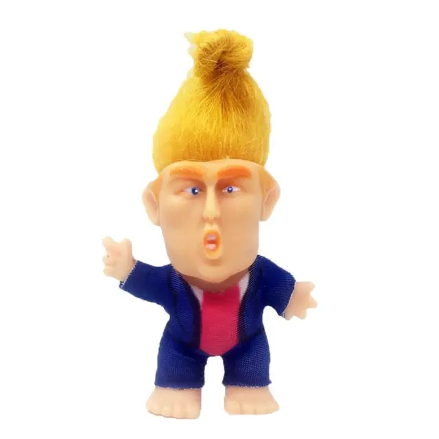 6cm President Donald Trump Troll Doll Miniature Good Luck Dolls