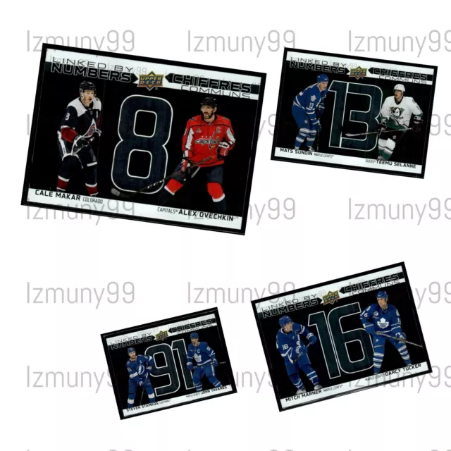 2023-24 Ud Tim Hortons Duos Linked By Numbers Cards - U Pick - Finish Set Pwhl