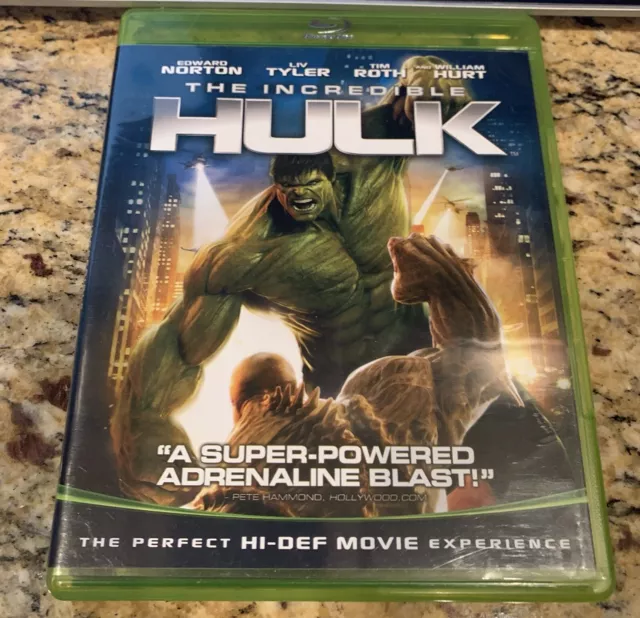 The Incredible Hulk (Blu-ray/Digital Disc, 2 Disc Set, 2008) Edward Norton *LN