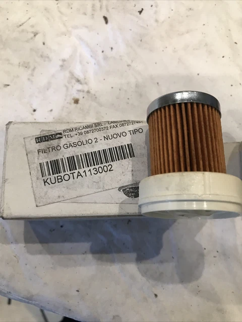 One By Camamoto Filtro Gasolio Per Motore Kubota 400 – Ricambio Per Minicar E Minivettura – Cod. 77126081 - 2