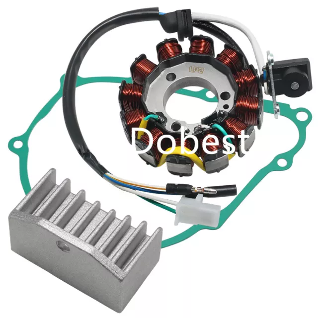 Stator+Regulator Rectifier+Gasket for Honda 11395-KRM-840 31120-KWF-941 CBF125 3